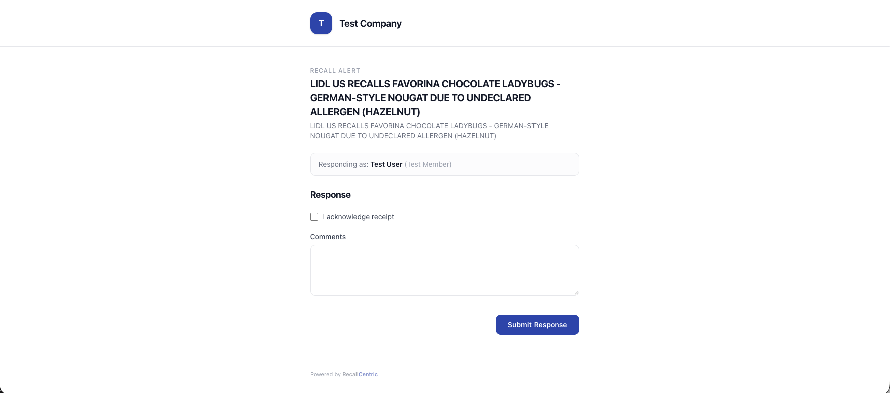 Customer Response Portals